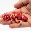 Миниатюрная 3D-печатная модель скелета динозавра, шарнирная фигурка динозавра, коллекционный настольный декор для детей, подростков, взрослых