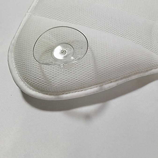 Белая подушка для ванны с бабочкой, подушка для ванной комнаты, 6 присосок, подушка для ванны с крючком