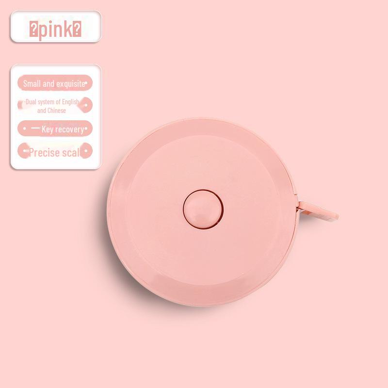 Портативная мягкая сантиметровая лента в скандинавском стиле длиной 1,5 м — идеально подходит для студентов и измерения одежды (Нога, Талия, Грудь).