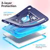Kids Cartoon Tablet Cases for IPad 2025 A16/2022 11th/10th Case A3355/A2757 Cover Portable Stand Shockproof Silicone+PC Shell
