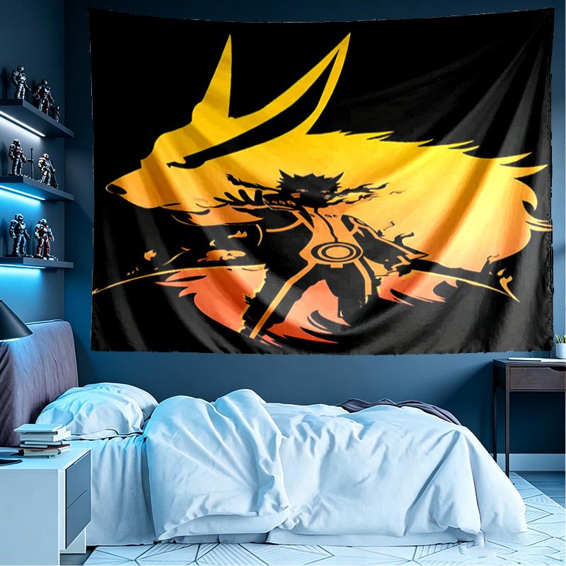 NARUTO Print Tapestry, Lightweight Wall Hanging, for Bedroom, Dorm, Living Room, Home Art Decor, Birthday Christmas Gift for Friends