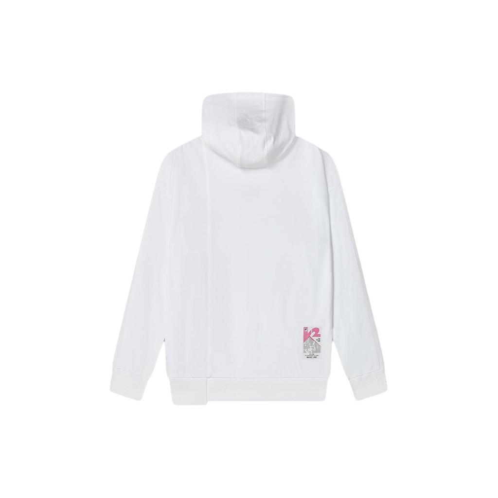 Fila Худи женское повседневное свободного кроя с принтом логотипа Standard-White F11W349204BWT