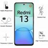 Чехол для Xiaomi Redmi 13 - Phonillico® - Мягкий - Прозрачный - 2 Закаленных стекла - Устойчивый к царапинам