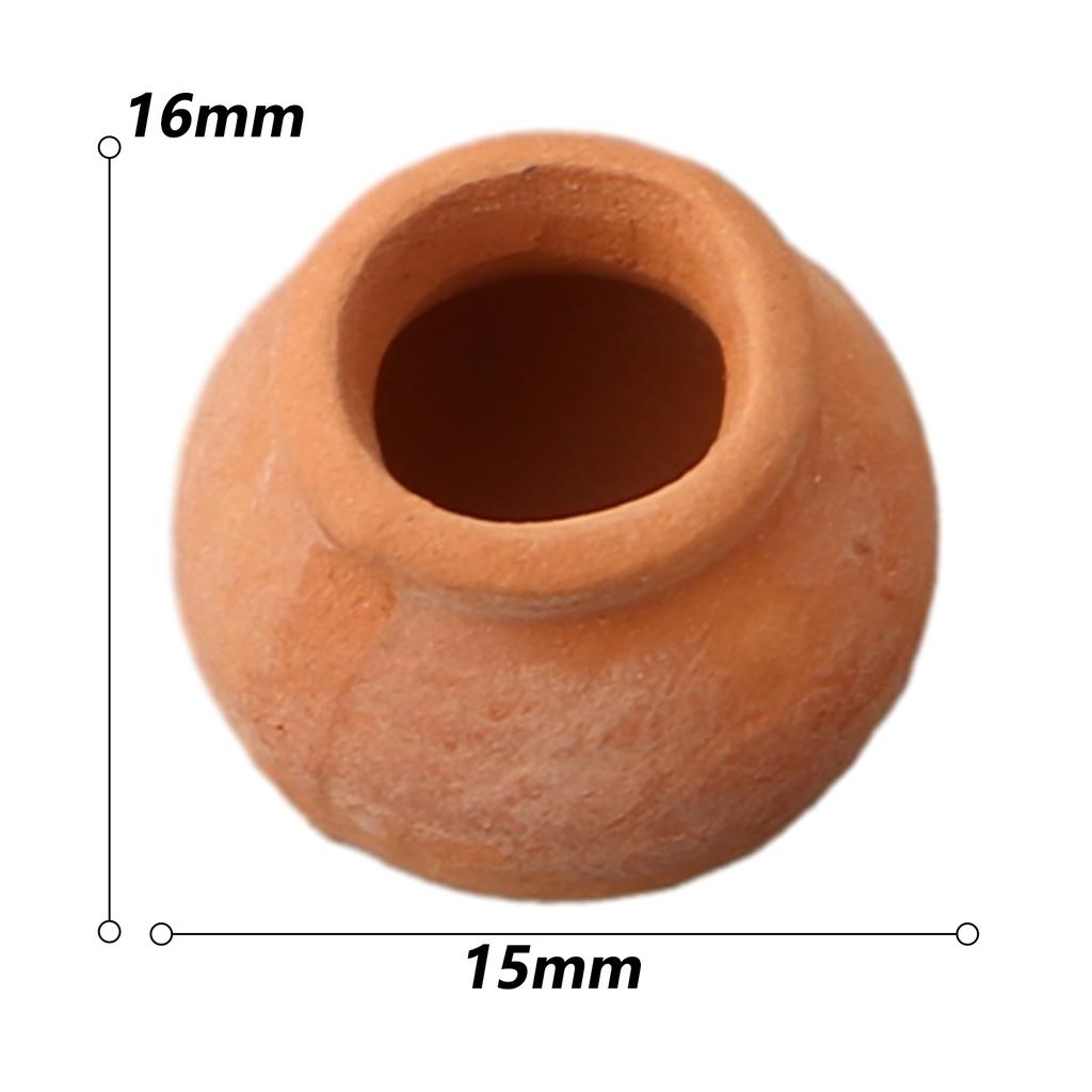 Exquisite Clay Plant Pots for Creative Crafts and Baby Bath Decor Set of 2