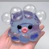Squishy Toys Homemade Bubble Hairstyle Game Stress Ball Clear Crystal Octopus Squeeze Toy Stress Relief Toy Birthday Gift for Ki
