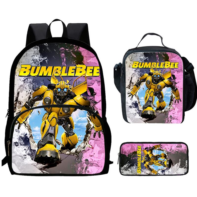 Трансформеры, Сумка Бамблби Высокое Разрешение Многофункциональный Оксфордский Легкий Рюкзак