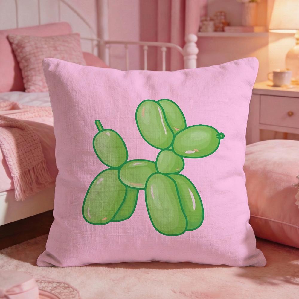 Artistic BBalloon DogS Cushion Cover Premium Comfort Reversible Pillow Cove Two in One Design for Any Room Car Interior