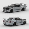 Skyline R34 MOC Городской Автомобиль Спортивный Автомобиль Гонщик Спортивный Строительные Блоки Кирпичная Техника Гоночный Суперкар Детская Игрушка