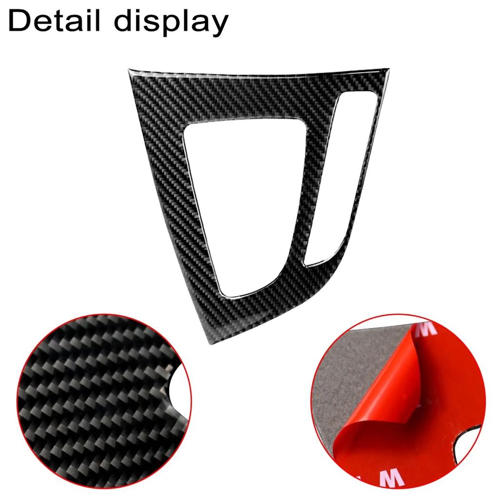 Углеродное волокно, крышка панели управления переключением передач, внутренняя отделка, наклейка для BMW F20 F21 2012-2015, аксессуары для салона автомобиля