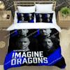 Rockband Imagine Dragons Bettwäschesets Exquisites Bettzubehör-Set Bettdeckenbezug Bettdecken-Set Bettwäscheset Luxuriöses Geburtstagsgeschenk