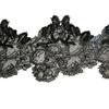 Кружево с вышивкой «Бородатый край» 1 ярд Рыбья шелковая кружевная ручная работа Ажурное кружево Свадебное платье