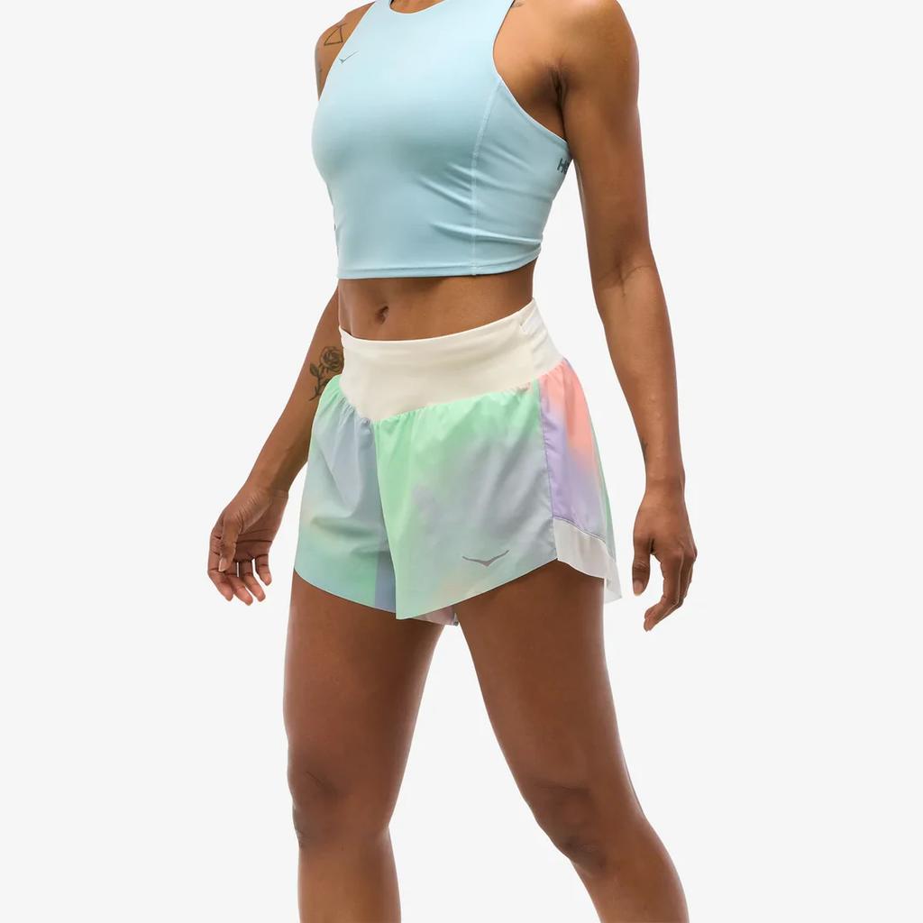 HOKA One One Ss25 Glide Fashion Простые Универсальные Дышащие Спортивные Шорты Женские шорты Фиолетовый 1151091P