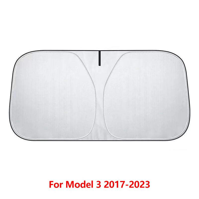 NovaAcc Windshield Sunshade for Tesla Model 3 Highland Model Y 2016-2024 Sun Shield Heat UV Protection Visor AccessoriesWindshield Sunshades 1