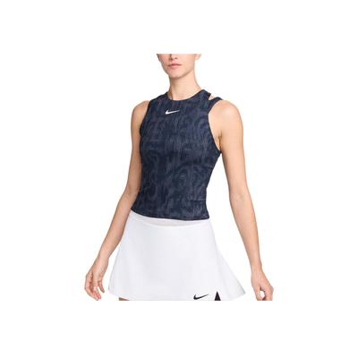 Легкая дышащая влагоотводящая теннисная майка Dri-FIT для женщин, цвет обсидиановый белый FD5646-451