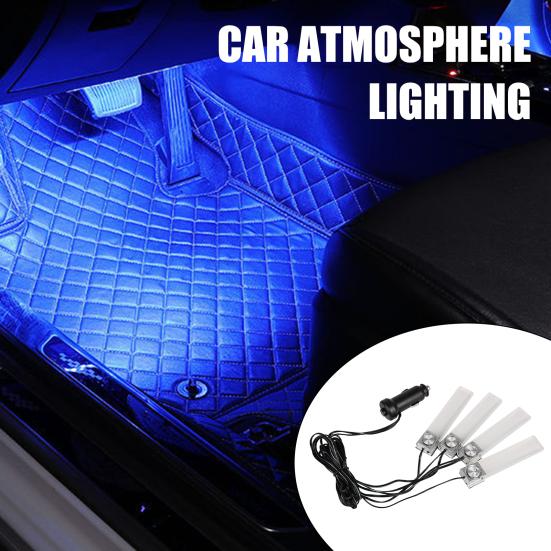 Atmosphere Lamp LED Car Interior Ambient Light Universal Decorative Lamp Atmosphere Floor Accessories