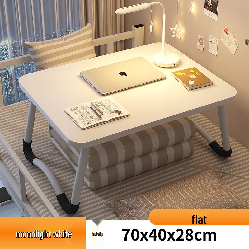 Compact Folding Bedside Table - Study Desk & Laptop Stand