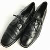 Винтажные туфли FLORSHEIM с U-образным мыском, 1985 год, черные, размер 9.5D 27.0, мужские(ИСПОЛЬЗОВАЛ)