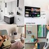 Wall Mounted Shelf Acrylic Display Shelves Clock Speaker Organizer Stand Floating Storage Rack for Living Room Bedroom Bathroom