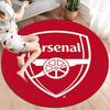 Arsenal F Round Area Rug,Carpet Rug for Living Room Bedroom Sofa Playroom Decor,Non-slip Floor Mat
