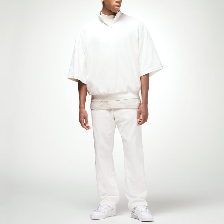 Adidas Originals Basketball: Chapter 02 Logo Sweatshirt, Vintage Sport Style Unisex Tops White IA1991