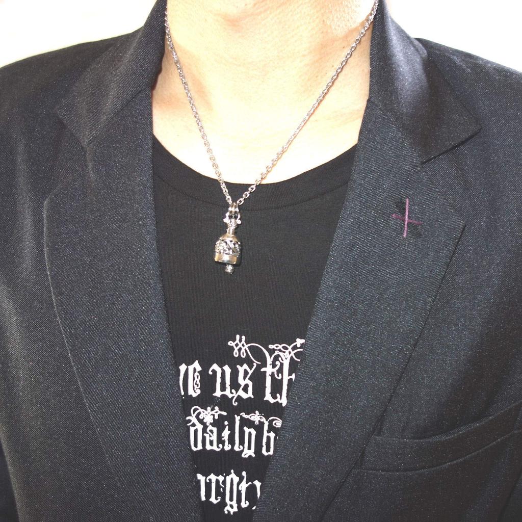 Artemis Classic Small Ballad Bell Pendant (acp0312) - Men's Silver Accessory, Brand Jewelry, 925 Sterling Silver