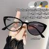 Cat's Eye Photochromic Myopia Glasses for Women Retro Small Frame Color Changes Near Sight Glasses Anti Blue Light Eyewear