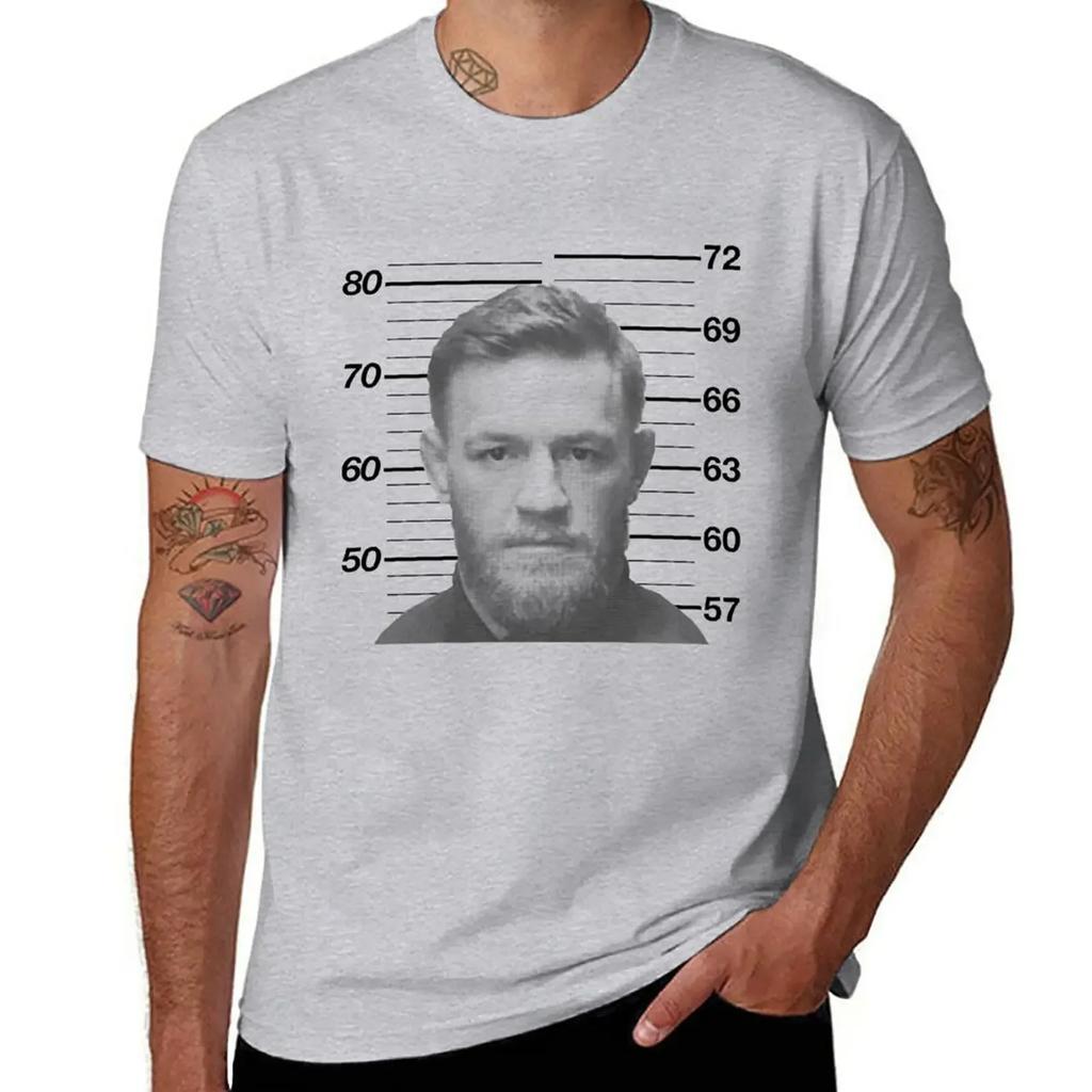 Футболка с фототаблицей Конора Макгрегора custom design your own tops plain white t shirts men