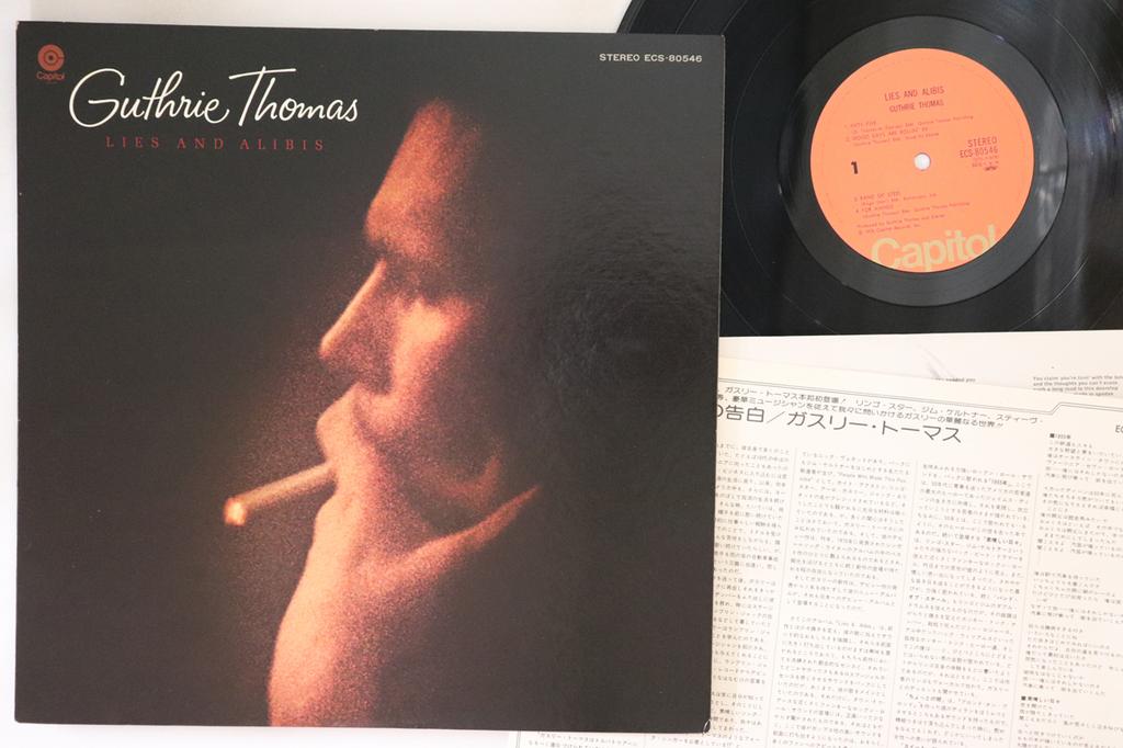Виниловая пластинка GUTHRIE THOMAS Lies And Alibis ECS80546 CAPITOL Япония Рок Б/у