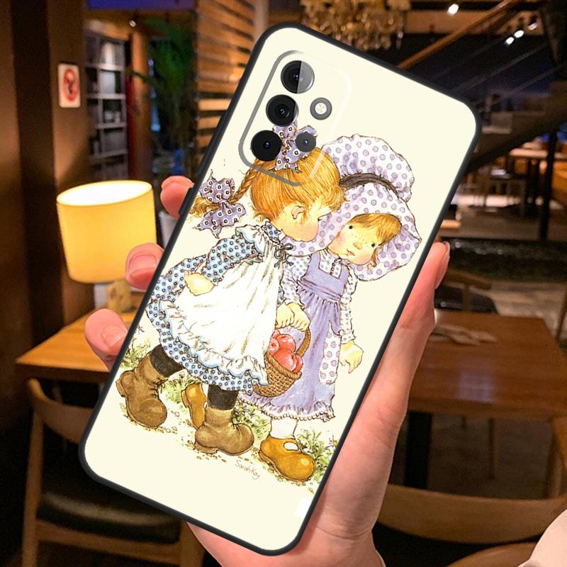 Чехол с рисунком Sarah Kay для Samsung Galaxy A26 A16 A06 A55 A35 A15 A32 A12 A22 A52 A54 A34 A14 A56 A36 A13 A53