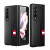 Premium Lychee Pattern Leather Case For Samsung Galaxy Z Fold 4 5g Fashion With Card Holder Shockproof Cover For Galaxy Z Fold 3