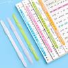 12pcs Binding Clips Strip Kawaii 2 Hole Loose Leaf Clips A4 Paper Fasteners DIY Scrapbook File Folder Notebook Accessories
