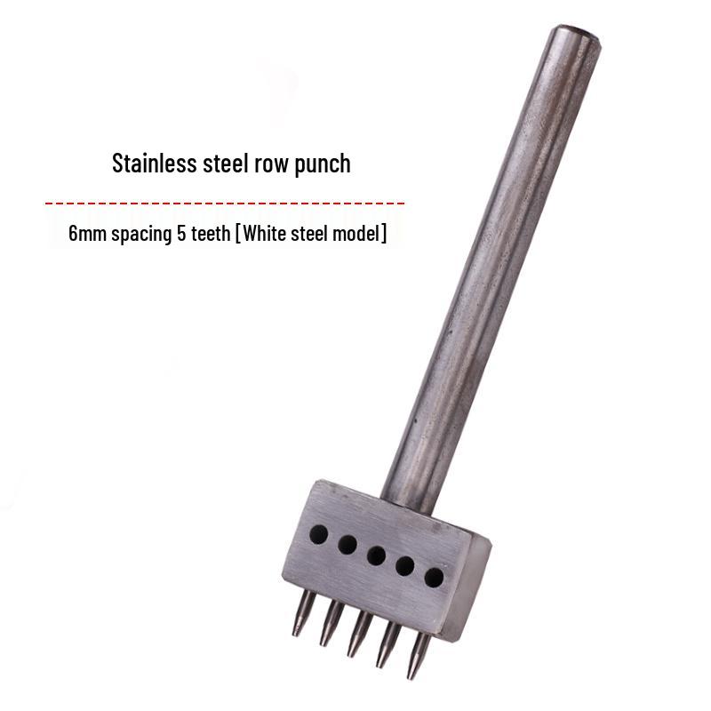 Ручной DIY Пробойник для Кожаного Ременья - Круглый Рядный Инструмент