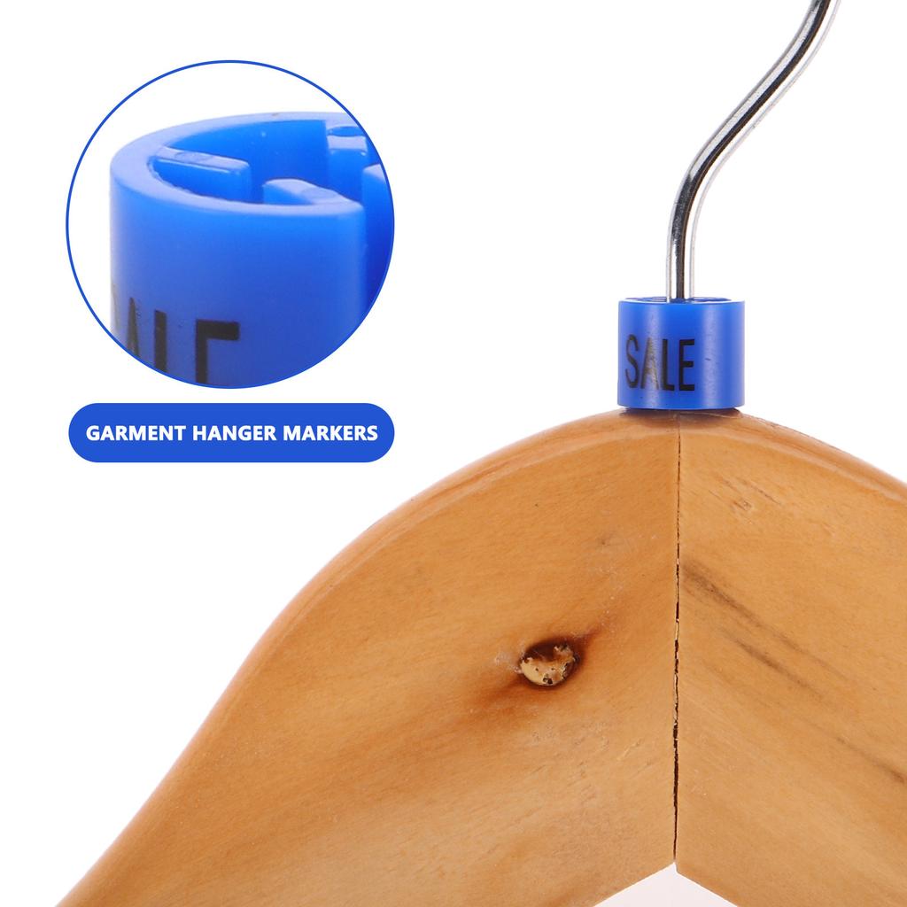 100Pcs Garment Marker Clips Plastic Hanger Tags Removable Clothing Label Fasteners Store Retail Organization Signs Orange