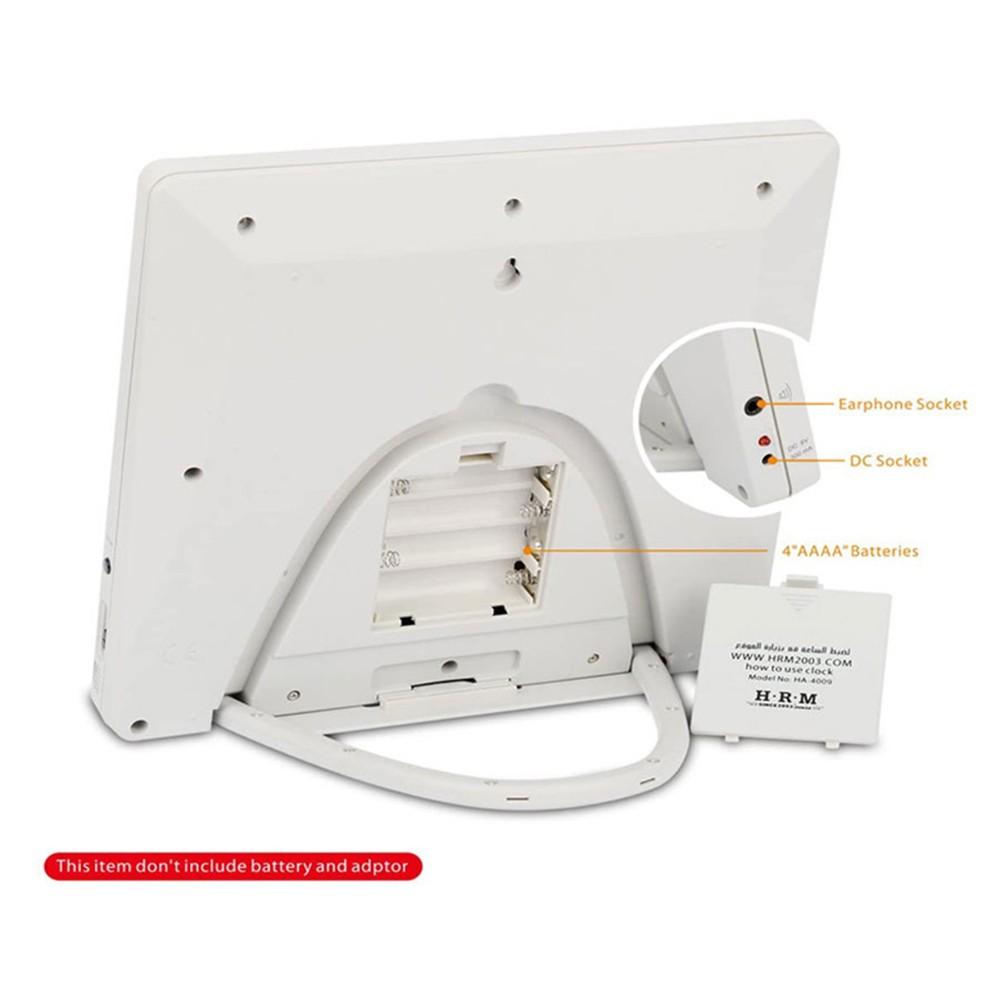 Часы с азаном, время мусульманской молитвы, часы, декоративные часы, часы для мечети, кибла
