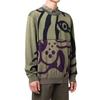KENZO Sweaters Men's Green Crew Neck Moderate A-line FB65PU6403TC-50