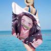 1PC Butterfly Nezuko Fantasy Beach Towel - Soft,  Absorbent Microfiber, Lightweight, Ideal for The Beach, Parties, Travel, Camping fan gifts