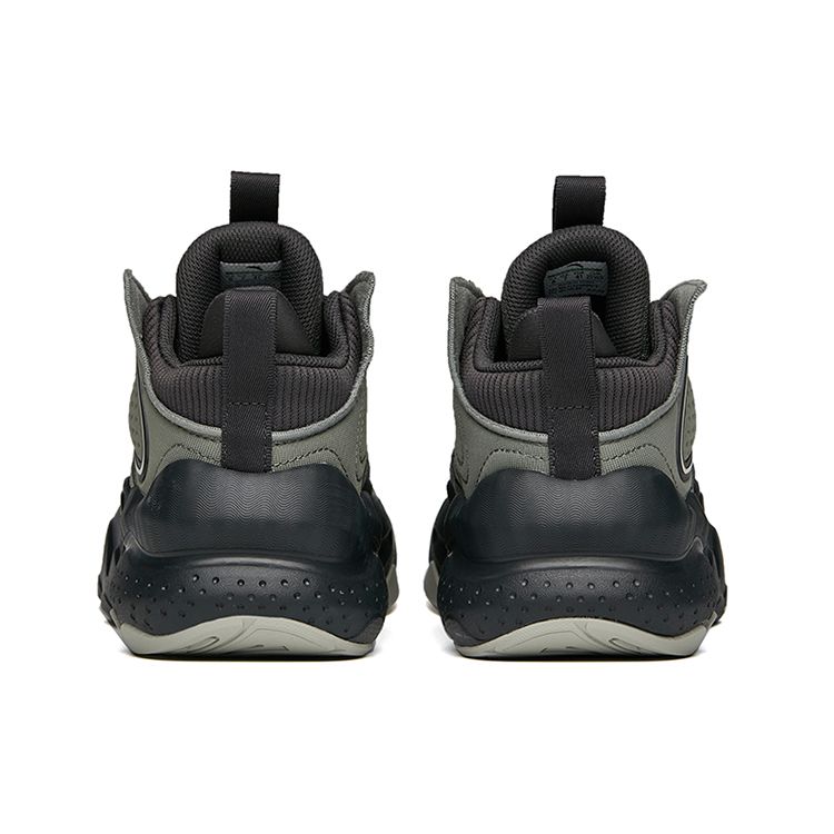 Anta Badass Weifeng 2 нескользящие износостойкие кроссовки средней высоты для пап, мужские кроссовки светло-серые 112148080-3