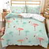 Bed Three-Piece Quilt Cover Ins Wind Animal Pattern Print Kit Home Textile Skin