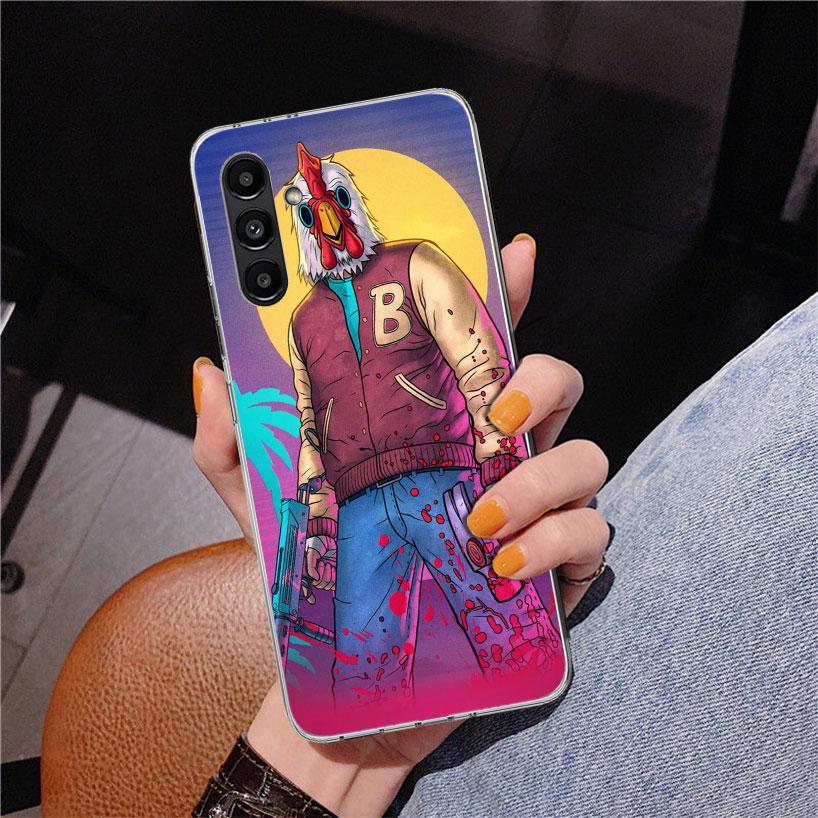 Чехол для телефона Game Hotline Miami для Samsung Galaxy A17 A37 A57 A16 A26 A36 A56 A15 A14 A13 A55 A54 A53 A35 A34 A33 A25 A24 A23 A52