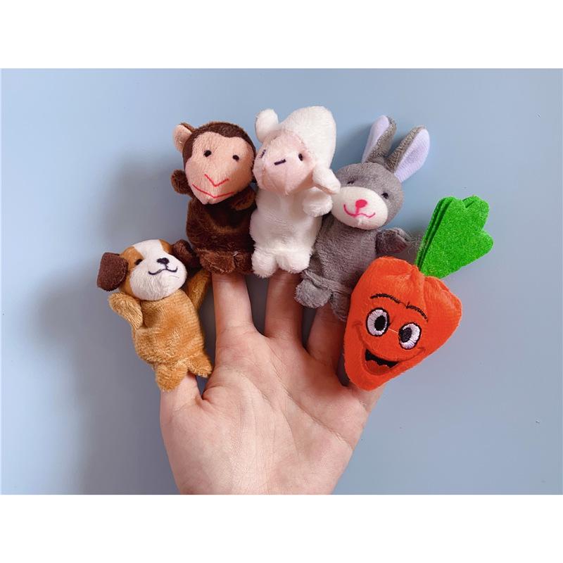 Подставка для пальчиковых кукол в виде животных для языковых зон детского сада и кукольного домика