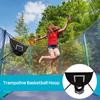 Trampoline Basketball Hoop with 3 Balls Pump Waterproof Kids Adults Indoor Outdoor Garden Basketball Shoot Toss Game Trampoline Accessories