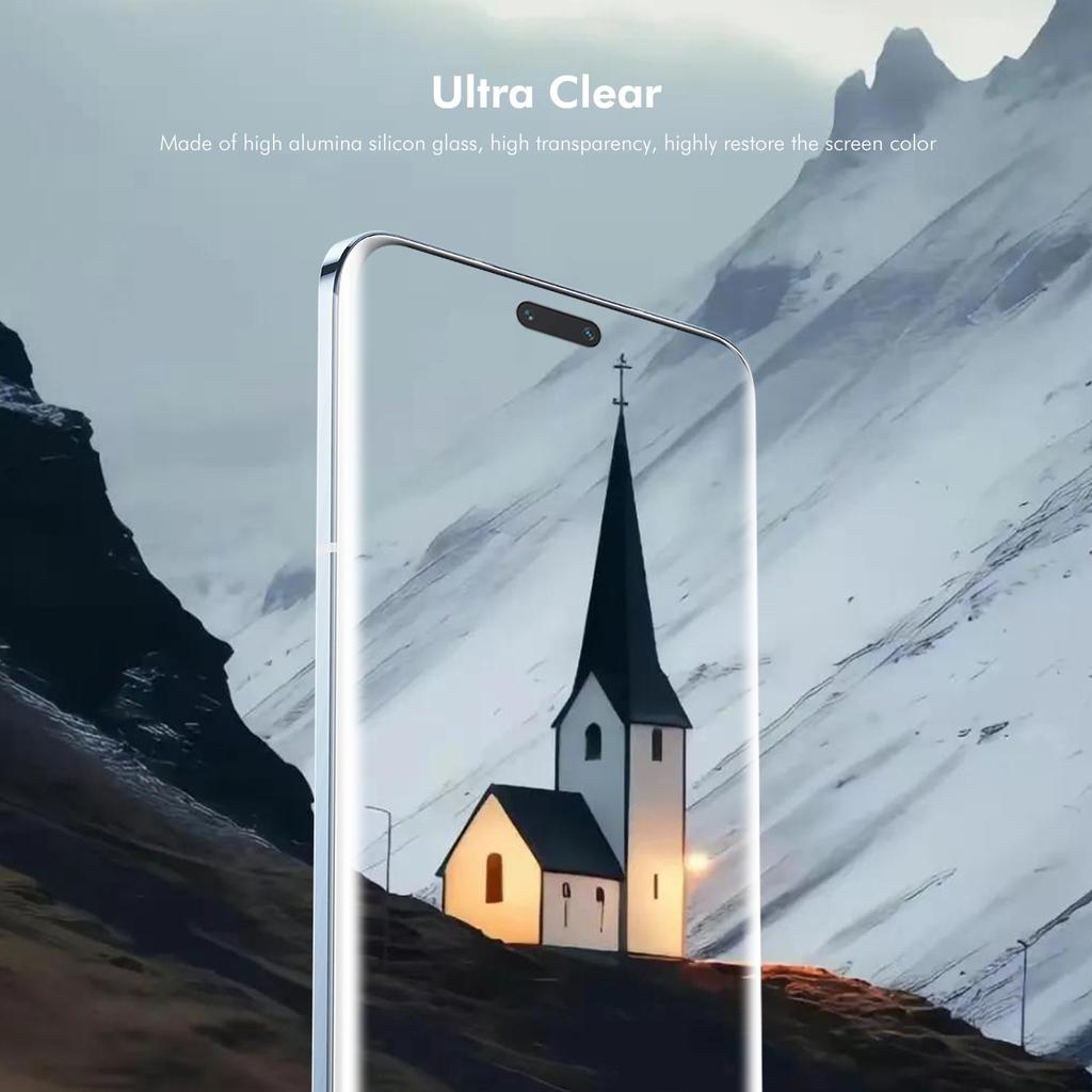 ENKAY HAT PRINCE 2 шт. Защитная пленка для экрана Huawei nova 12 Pro 5G/12 Ultra 5G из высокоалюминиево-кремниевого стекла с поддержкой разблокировки по отпечатку пальца