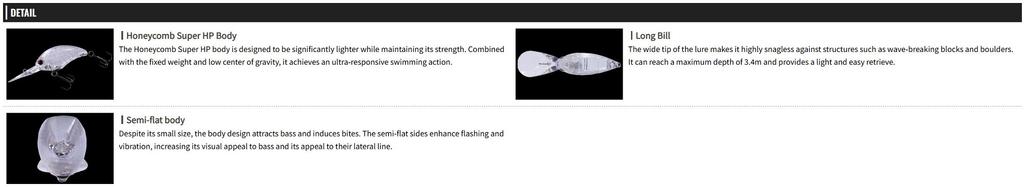 OSP Blitz Tiny DR 45 mm 6.7 grams Floating Lure H-03 (9051)