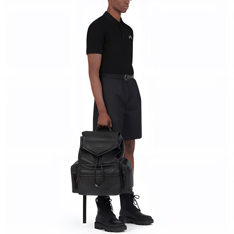 GIVENCHY Polo Shirt Men's Black BM71173006-001