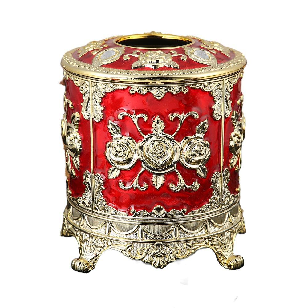 Пластиковый держатель для бумаги Изысканная декоративная коробка Креативная настольная коробка для хранения Спальня