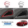Carbon Fiber Modified For Mazda 3 2010-2025 Car Inner Styling Protective 3D Anti-scratch Sticker Trim Auto Interior Accessories
