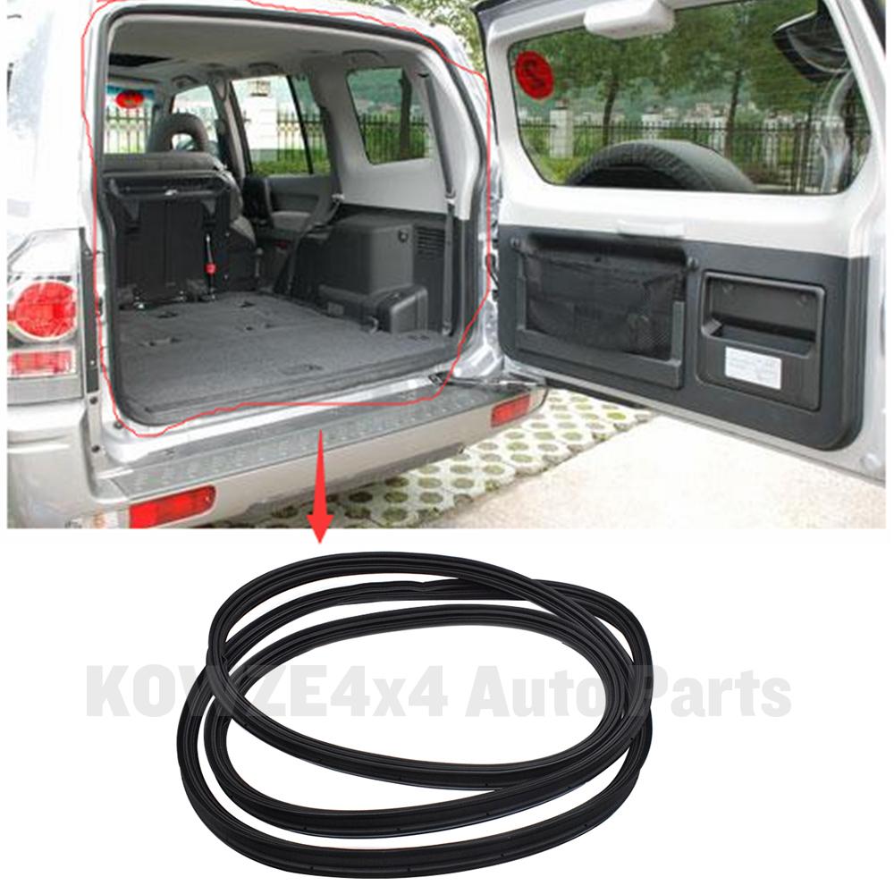 Резиновая уплотнительная полоса для двери Mitsubishi Montero Pajero 3 4 MK3 MK4 V73 V75 V77 V78 V93 V97 V98 Проем двери автомобиля Внешний уплотнитель
