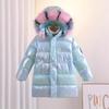 Girl Clothes Warm Winter Down Jacket Children Girls Fur Coat Winter Parka Outerwear 3-14y Kids Boy Sport Jacket