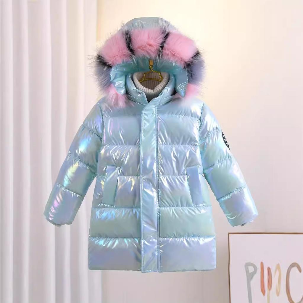 Girl Clothes Warm Winter Down Jacket Children Girls Fur Coat Winter Parka Outerwear 3-14y Kids Boy Sport Jacket