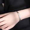 Jewelry European and American micro-inlaid zircon full diamond bracelet open gold-plated hollow chain bracelet bracelet female